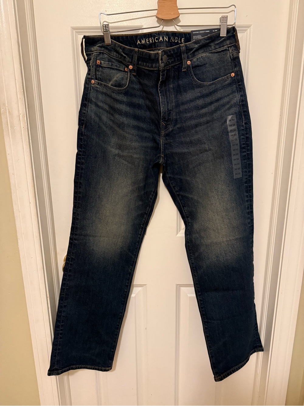 American Eagle Outfitters Men’s Dark Indigo Straight Jeans